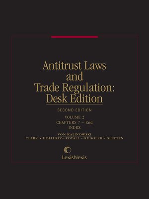 Antitrust Laws And Trade Regulation By Julian O Von Kalinowski 183 Overdrive Ebooks Audiobooks